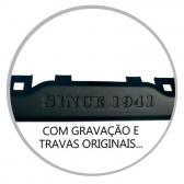 Moldura FIAMON 7 Pol - Jeep Renegade PCD 2015/2021 Padrão Mídia Original - Preto - 4055