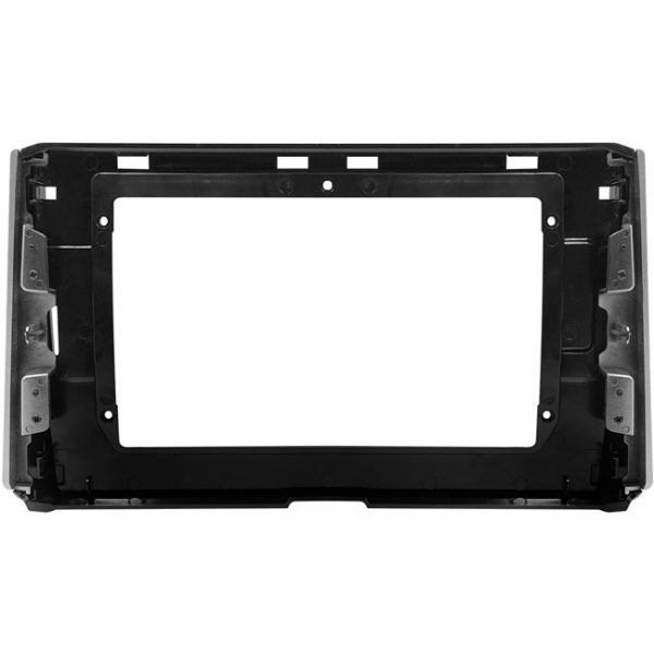 Moldura EXPEX 10 Pol - Toyota Corolla Cross 2020 - Black Piano c/ Acabamento Prata - EPX10TO007