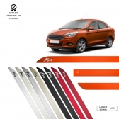 Friso Lateral Facão Novo KA Sedan TOP MIX - Laranja Savana