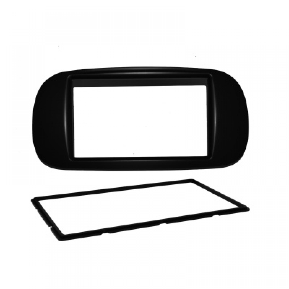 Moldura FIAMON 7 Pol - Fiat 500 - Preto - 3315