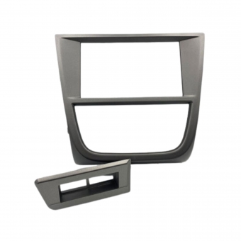 Moldura EXPEX 2Din - Gol/Voyage/Saveiro Cross/Tropper G5 s/ Botões - Cinza