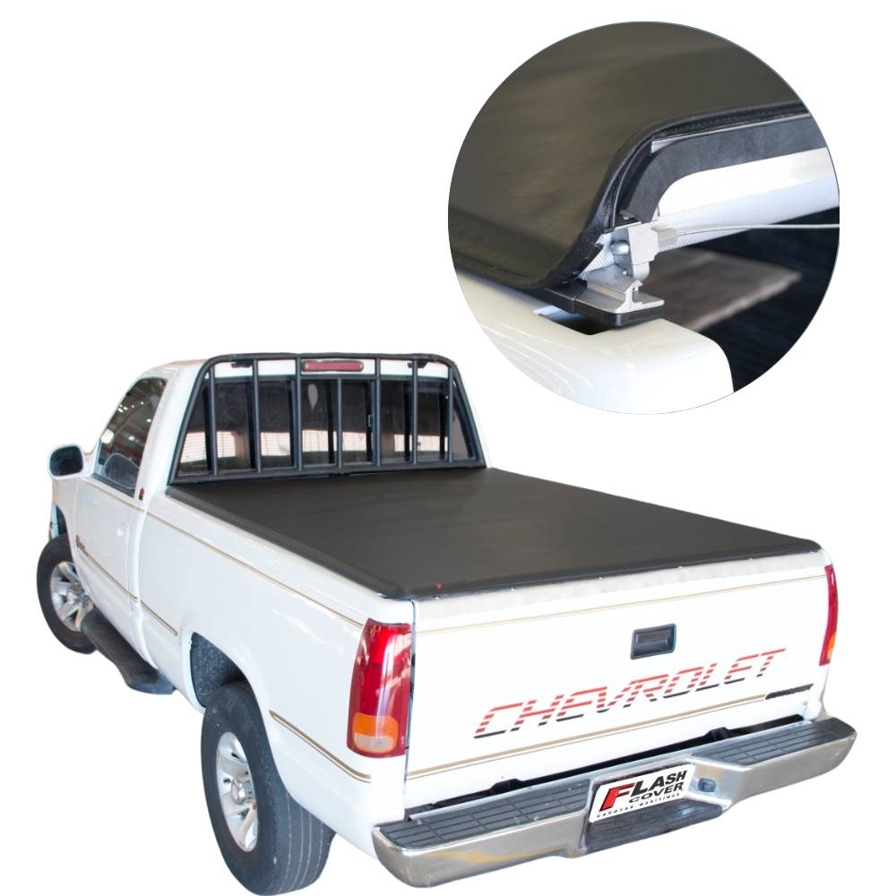 Capota Silverado 1994/2002 s/Estepe c/Grade - Flash Force - FLASH COVER