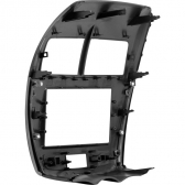 Moldura EXPEX 2Din - ASX 2010/2019 - Preta c/ detalhe prata - EPX046