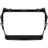 Moldura EXPEX 9 Pol - Hyundai Santa Fé 2014/2017 - Preto c/ Acabamento Prata - EPX9HY001