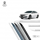 Friso Lateral Facão New Civic 2017/2021 TOP MIX - Branco Estelar