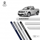 Friso Lateral Facão Saveiro TOP MIX - Branco Cristal