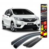Calha de Chuva Defletor Honda Fit 2003/2008 - 4 Portas - TG POLI