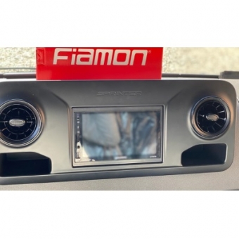 Moldura FIAMON 7 Pol - Mercedes Sprinter 2019/2021 - Preto Fosco