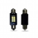 Par de Lâmpadas LED Torpedo 39mm 6 Leds R8 - 39MM