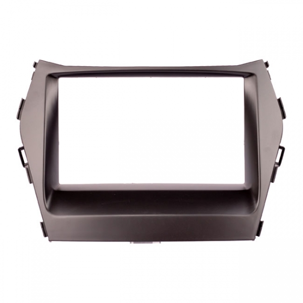Moldura EXPEX 2Din - Santa Fé 2014/2018 c/ Rádio Original - Preto - EPX268