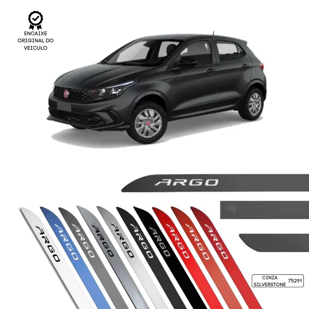 Friso Lateral Facão Argo TOP MIX - Cinza Silverstone