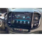 Moldura FIAMON 9 Pol - Fiat Toro G1 2016/2021 - Black Piano - 4173