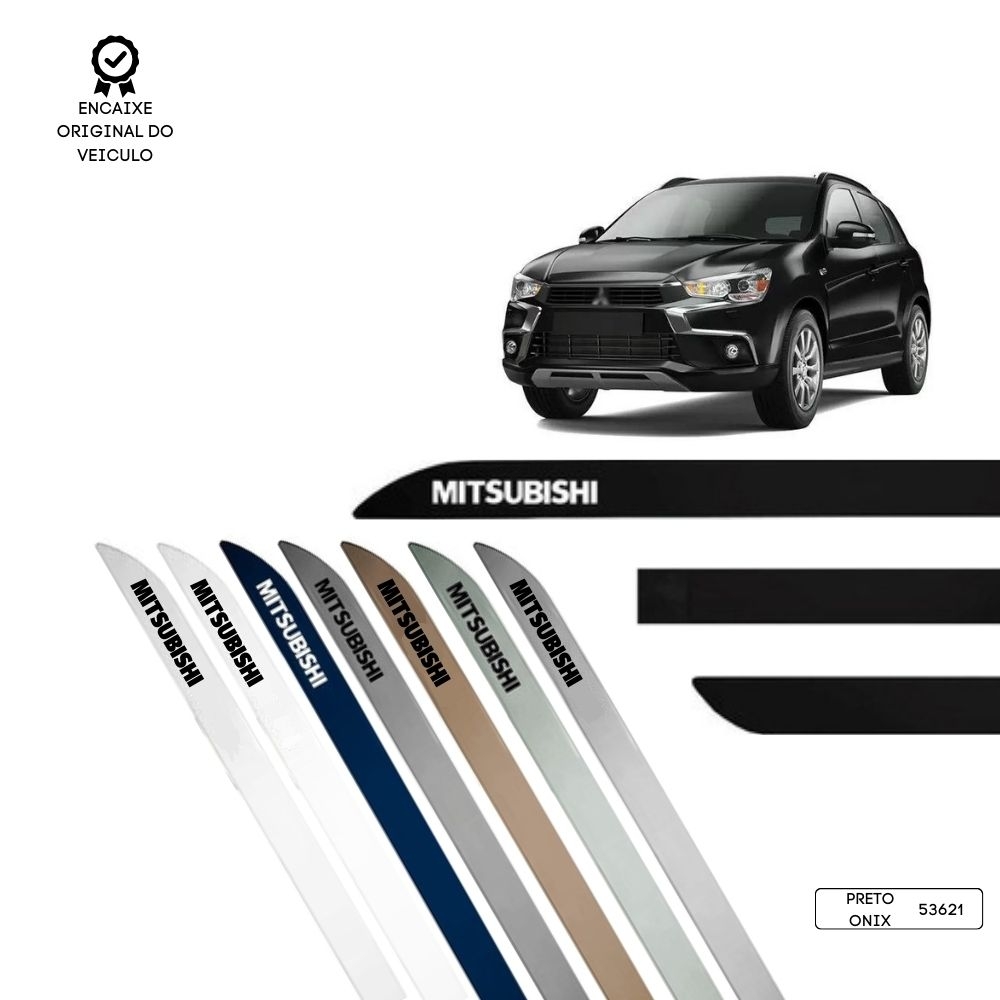 Friso Lateral Facão ASX TOP MIX - Preto Onix