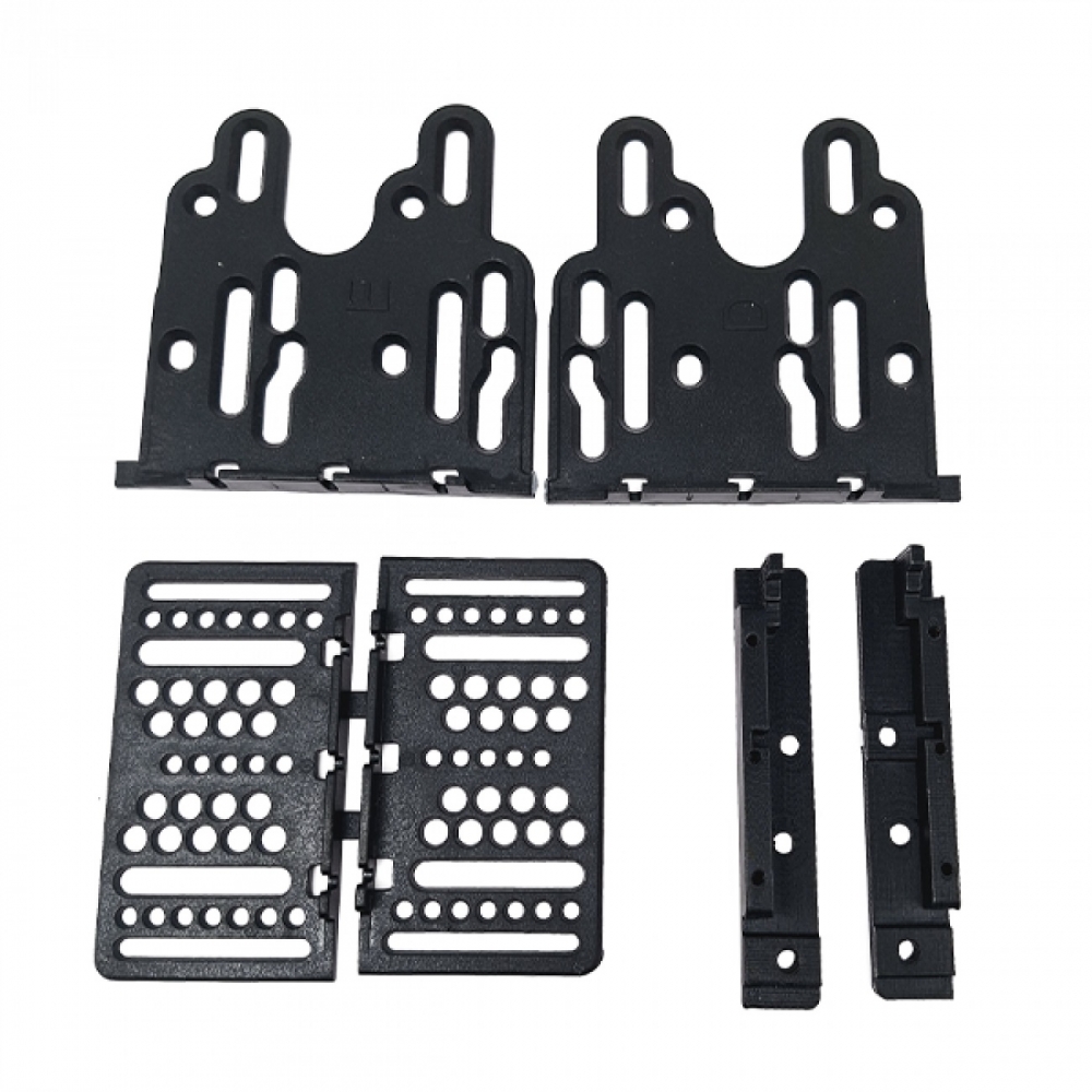 Suporte Fixação FIAMON 2 Din - Hyundai HR 2007/2019 - Preto - Ar Analógico - 6031