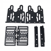 Suporte Fixação FIAMON 2 Din - Hyundai HR 2007/2019 - Preto - Ar Analógico - 6031