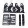 Suporte Fixação FIAMON 2 Din - Hyundai HR 2007/2019 - Preto - Ar Analógico - 6031
