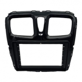 Moldura FIAMON 9 Pol Flutuante - Renault Logan/Sandero 2014/2020 - Black Piano - 5845