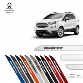 Friso Lateral Facão Ecosport TOP MIX - Branco Artico