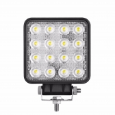 Mini Farol Auxiliar 16 LEDS Universal R8 48W - 16LED-48W-MINI
