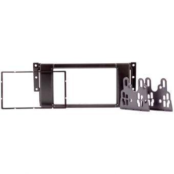 Moldura EXPEX 2Din - Freelander 2/Sport/Discovery 3 - Preto