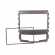 Moldura EXPEX 2Din - Ssangyong Korando 2010/2013 - Grafite - EPX230