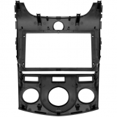 Moldura EXPEX 9 Pol - Kia Cerato 2009/2012 - Prata c/ Acabamento Preto - EPX9KI002