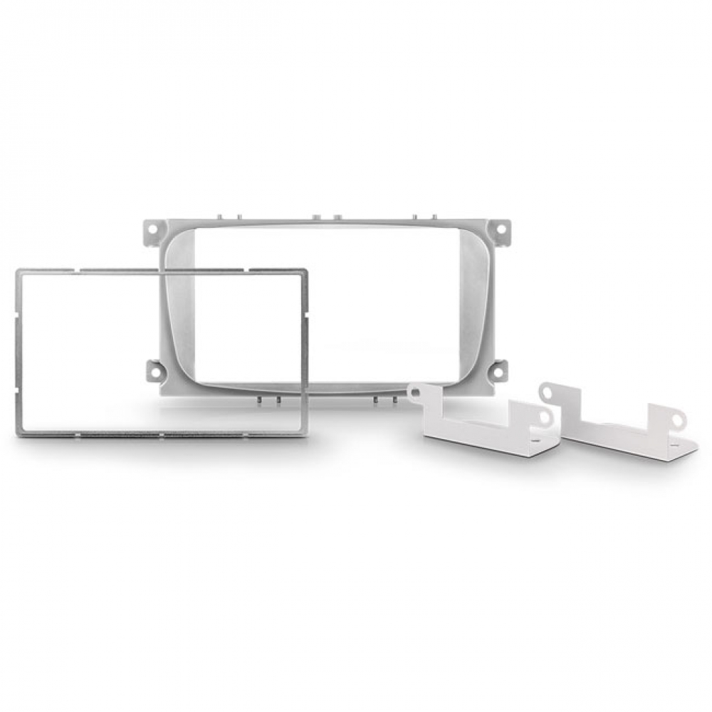 Moldura EXPEX 2Din - Focus 2009/2013 - Prata - EPX124