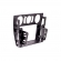 Moldura EXPEX 2Din - BMW Série 3 2005/2012 - Preto - EPX307