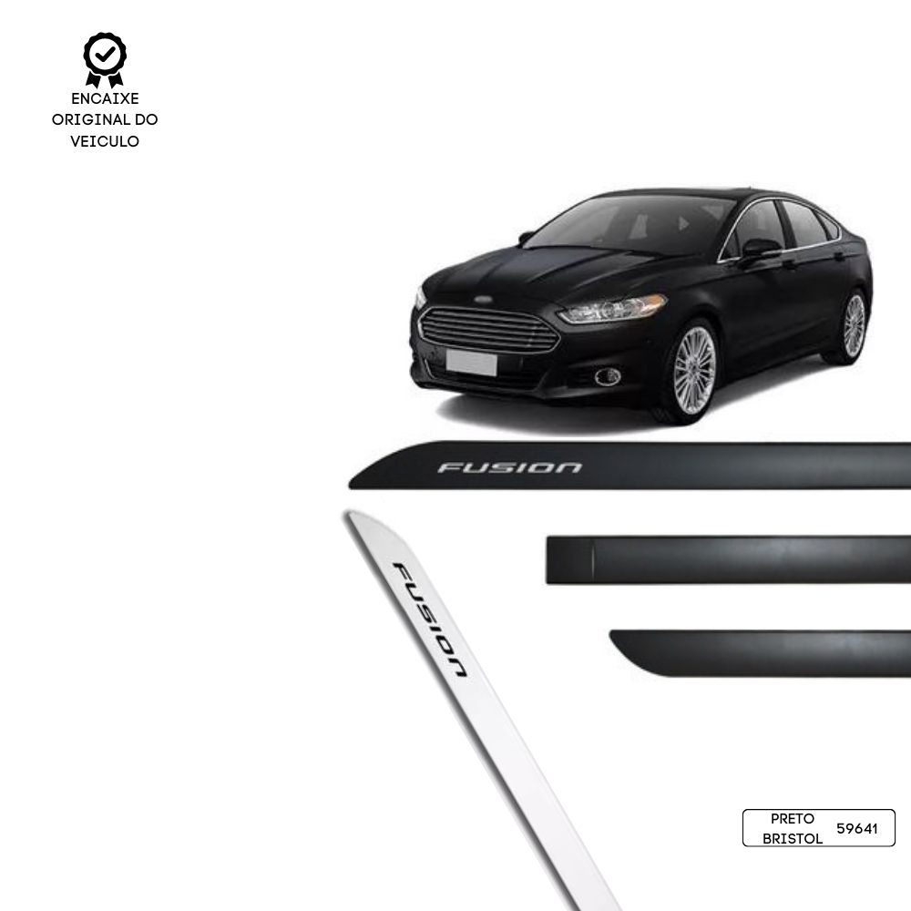 Friso Lateral Facão New Fusion TOP MIX - Preto Bristol