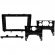 Moldura EXPEX 9 Pol - Peugeot 3008 2013/2015 - Black Piano - EPX9PG008