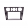 Moldura EXPEX 2Din - BMW Série 3 2005/2012 - Preto - EPX307