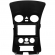 Moldura EXPEX 9 Pol - Beetle 2006/2012 - Preto - EPX9VW004