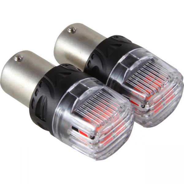 Par Led 1156 - 16 Leds - 2835/4216 1 Polo - Vermelho - SLL-121156VM