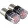 Par Led 1156 - 16 Leds - 2835/4216 1 Polo - Vermelho - SLL-121156VM
