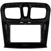Moldura EXPEX 9 Pol - Renault Sandero/Logan 2015/2021 - Preto - EPX9RN007