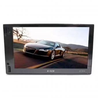 Central Multimídia 7 Pol H-Tech Espelhamento AUX/SD/USB
