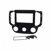 Moldura FIAMON 7 Pol - Chevrolet GM S-10 Ar Analógico - Preto - 4020