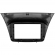 Moldura EXPEX 2Din - L200 Triton/Pajero Dakar 2009/2014 - Preto - EPX110