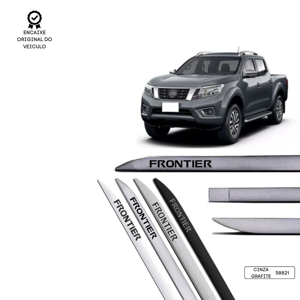 Friso Lateral Facão Frontier TOP MIX - Cinza Grafite