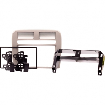 Moldura EXPEX 2Din - Punto 2008/2012 - Cinza Kiron