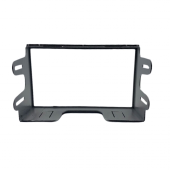 Moldura EXPEX 2Din - Golf/Fox/Space Fox/Polo/Fiesta/Ecosport/Bora - Prata