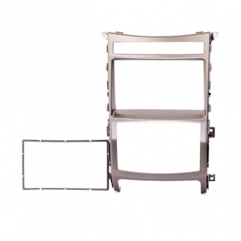 Moldura EXPEX 2Din - Vera Cruz 2008/2015 - Prata
