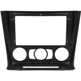 Moldura EXPEX 9 Pol - BMW Série 1 2007/2011 - Ar Manual - Preto - EPX9BM004