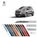 Friso Lateral Facão Ecosport TOP MIX - Prata Dublin