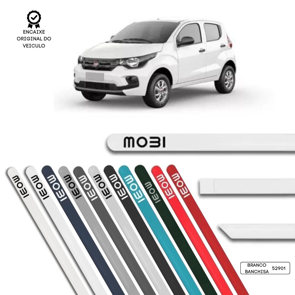 Friso Lateral Redondo Mobi TOP MIX - Branco Banchisa