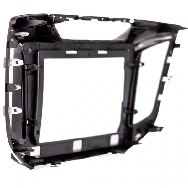 Moldura EXPEX 10 Pol - Hyundai Creta 2016/2021 - Preto c/ Acabamento Prata - EPX10HY002