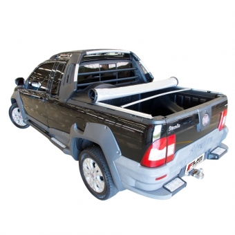 Capota Strada Locker Cabine Estendida 2009/2013 c/Estepe s/Gancho - Flash Force - FLASH COVER