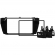 Moldura EXPEX 1Din/2Din - Corolla 2015/2017 - Black Piano - EPX TO-566 (AP1360)