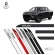 Friso Lateral Facão Hilux Cabine Dupla TOP MIX - Cinza Granito