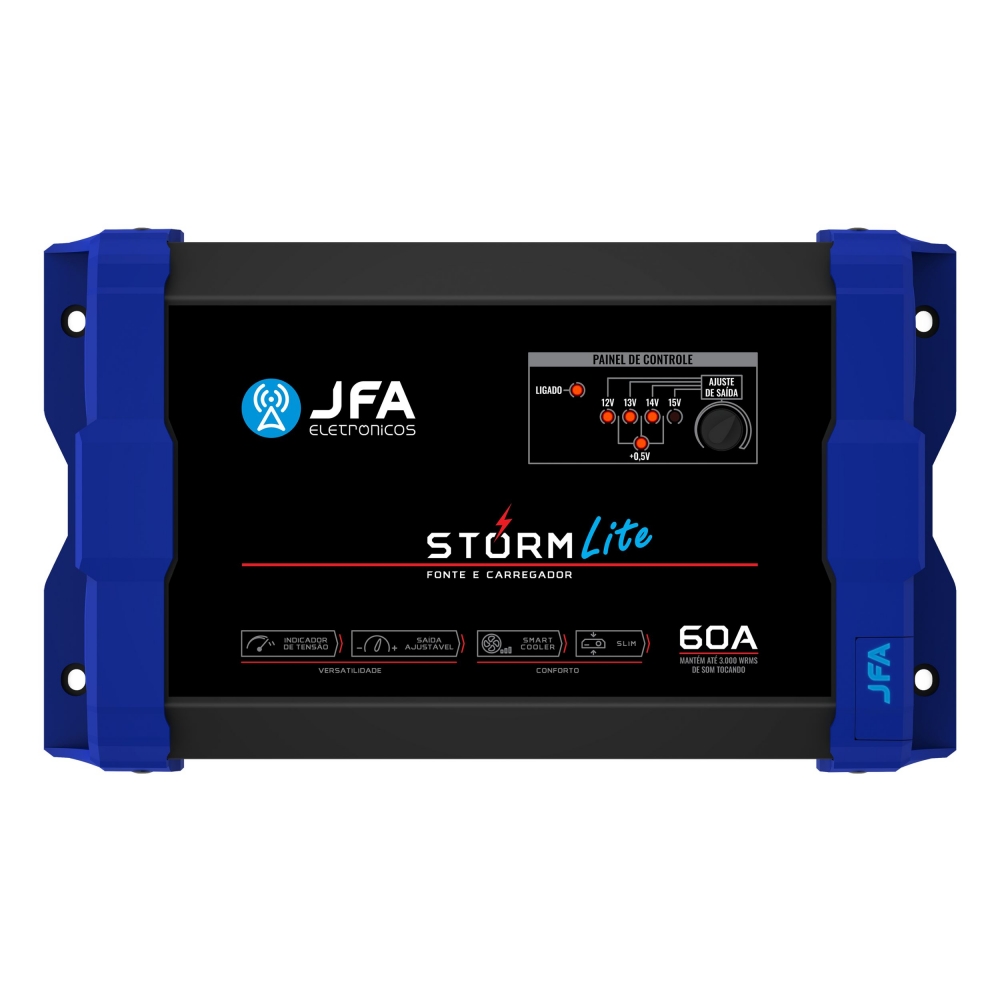 Fonte e Carregador Automotivo JFA Storm Lite - 60A